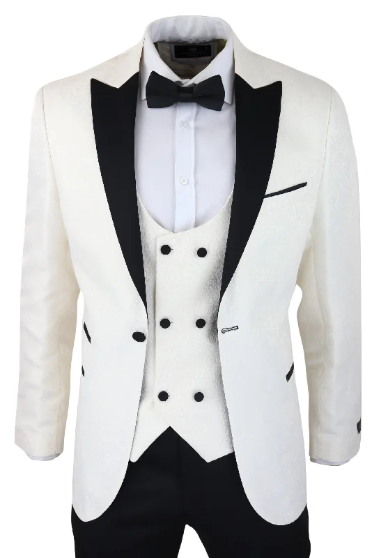 Paisley Tuxedo Blazer Waistcoat Jacket