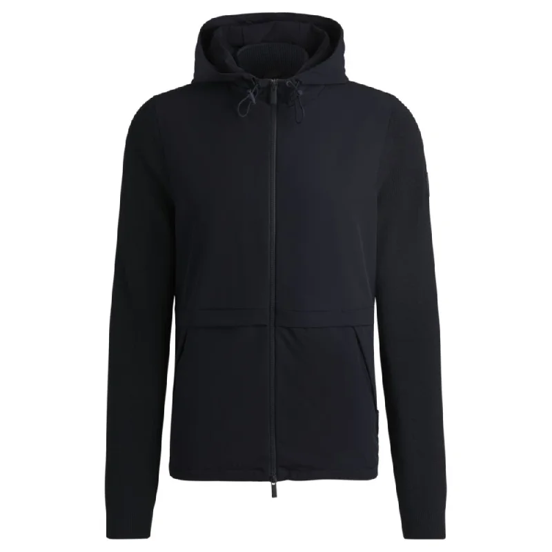 Men's Sweaters with SequinsSoftshell jacket with knitted details