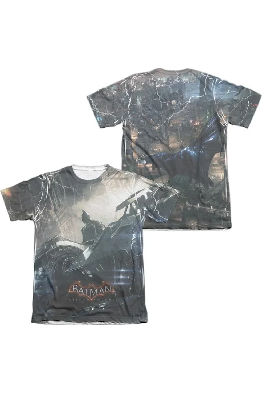 Versatile Men's Tank TopsBatman Arkham Knight Into The Night (Front/Back Print) Adult Poly/Cotton Short Sleeve Tee / T-Shirt