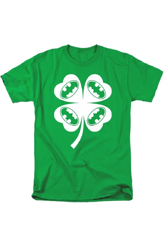 Men's Shirts with Graphic PrintsBatman Bat Clover Short Sleeve Adult Tee / T-Shirt