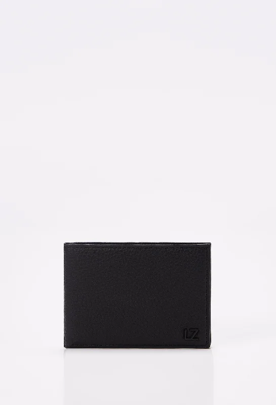 Black Leather Slim Wallet