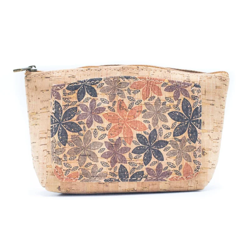 Women's pattern cork coin purse card wallet BAG-047 (5units)